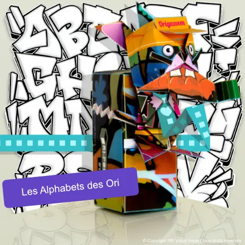 Alphabets graffiti des Ori