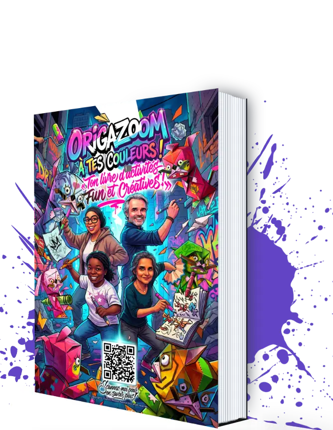 Le livre Origazoom à tes couleurs !
