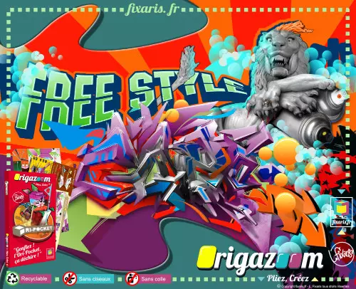 Toile graffiti Free Style 10