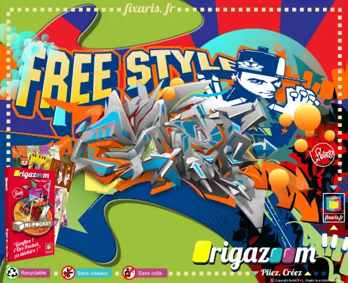 Toile graffiti Free Style 17