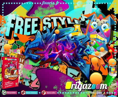 Toile graffiti Free Style 18